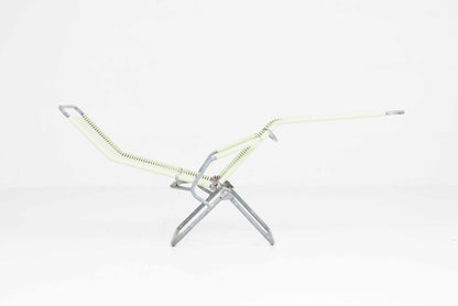 Vintage Liegestuhl Spaghetti von Huldreich Altorfer für Embru in Hellgrün