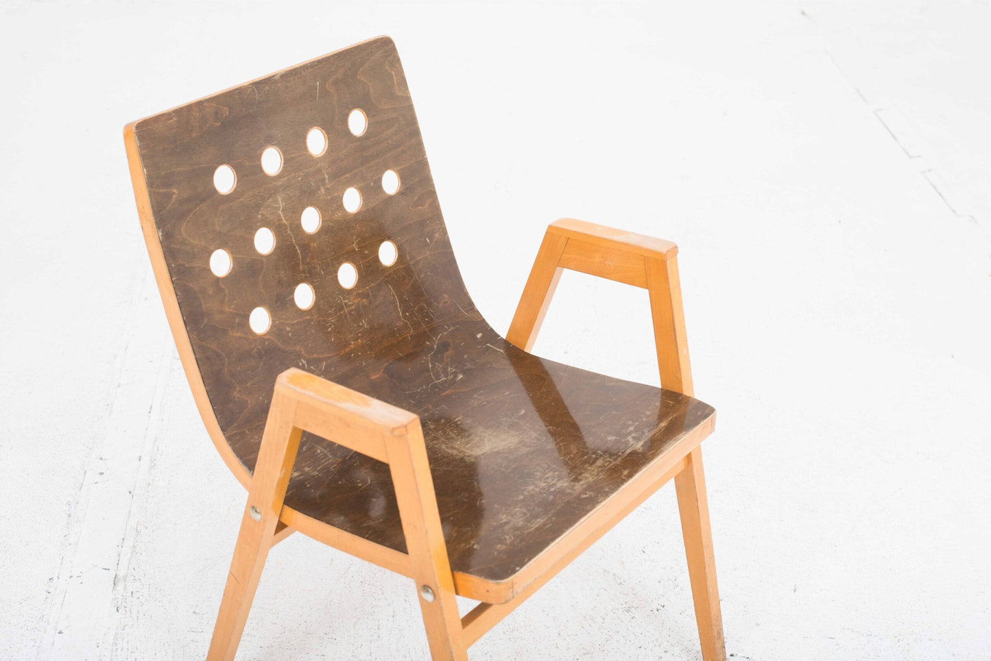 Vintage Stadthallen Wien Stuhl von Roland Rainer für Emil und Alfred Pollak