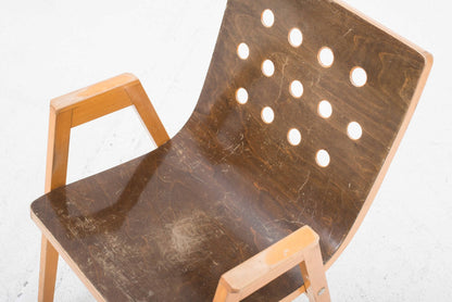 Vintage Stadthallen Wien Stuhl von Roland Rainer für Emil und Alfred Pollak