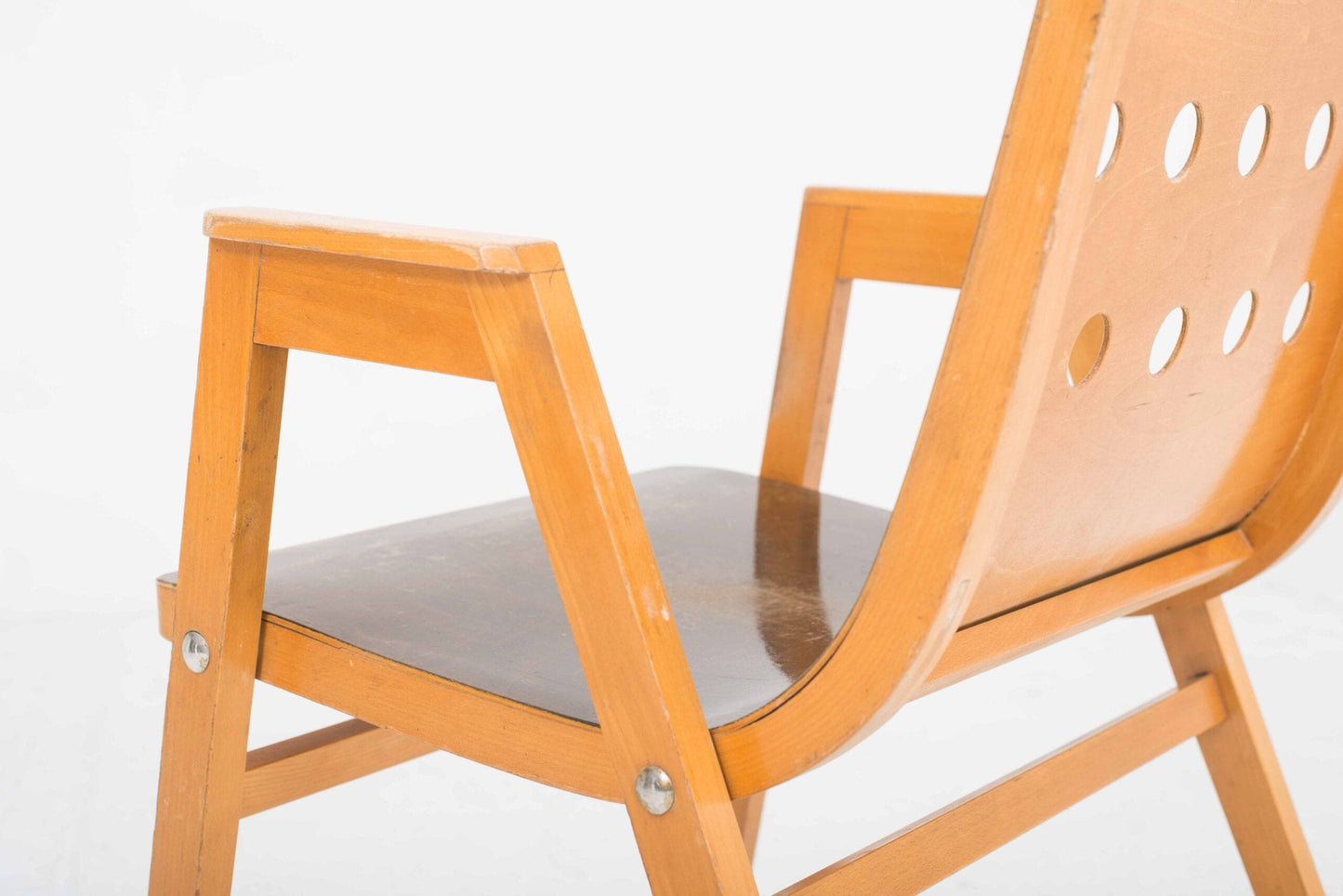 Vintage Stadthallen Wien Stuhl von Roland Rainer für Emil und Alfred Pollak