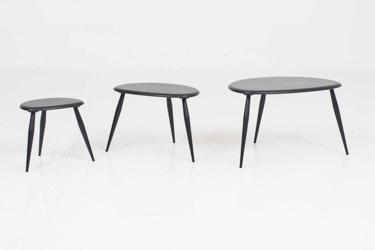 Set von 3 Pebble Beistelltische von Lucian Randolph Ercolani für Ercol