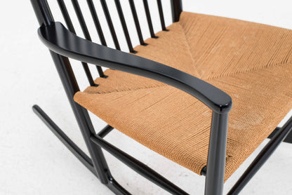 Vintage Schaukelstuhl J16 von Hans J. Wegner für FDB Møbler