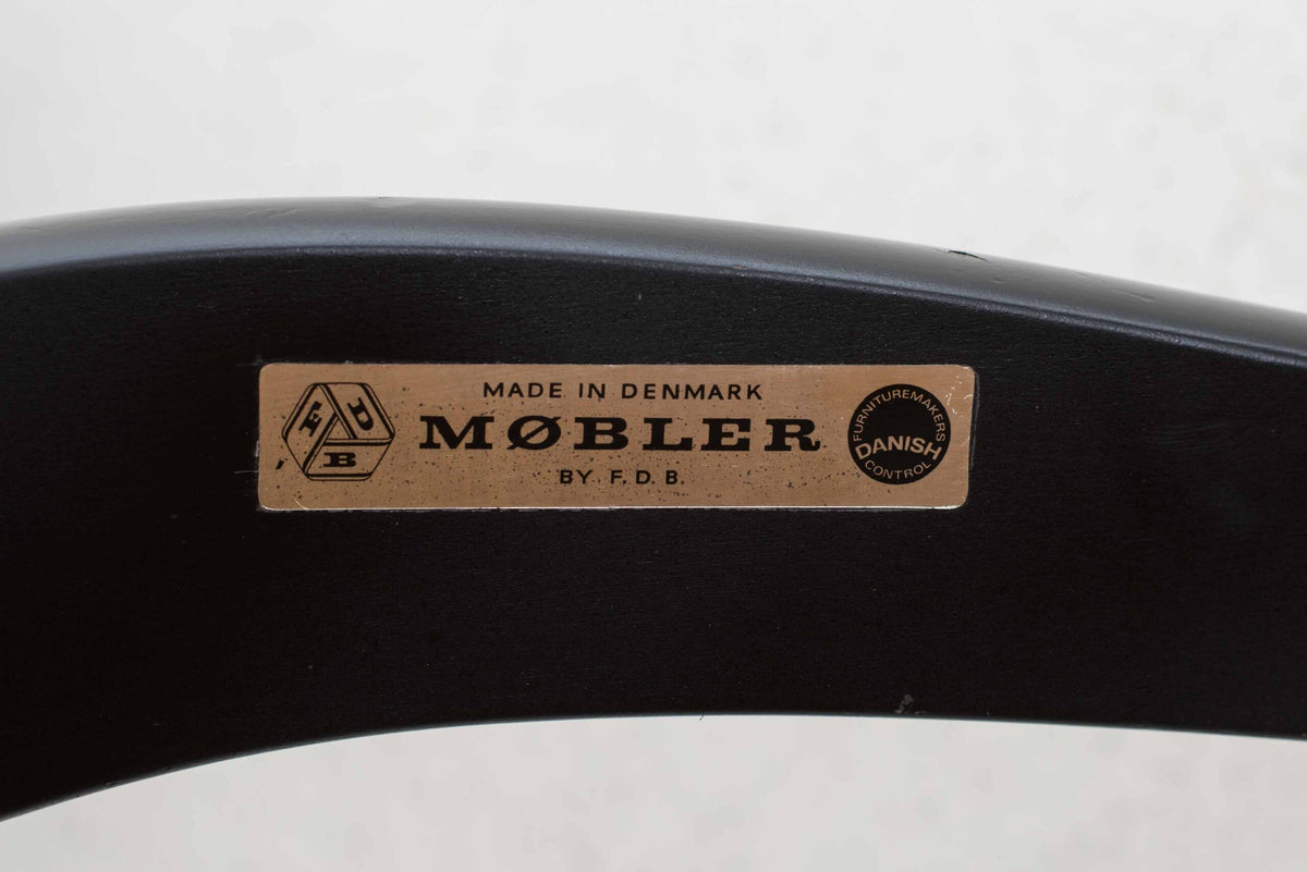 Vintage Schaukelstuhl J16 von Hans J. Wegner für FDB Møbler
