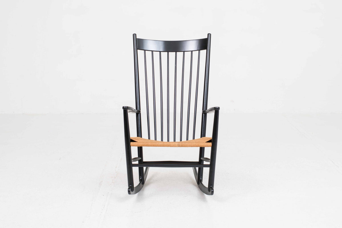 Vintage Schaukelstuhl J16 von Hans J. Wegner für FDB Møbler