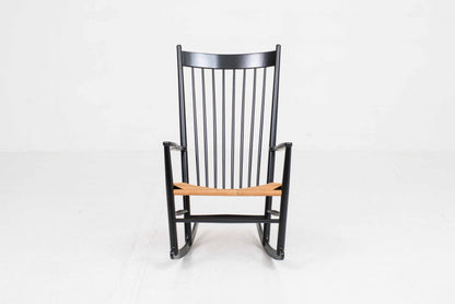 Vintage Schaukelstuhl J16 von Hans J. Wegner für FDB Møbler