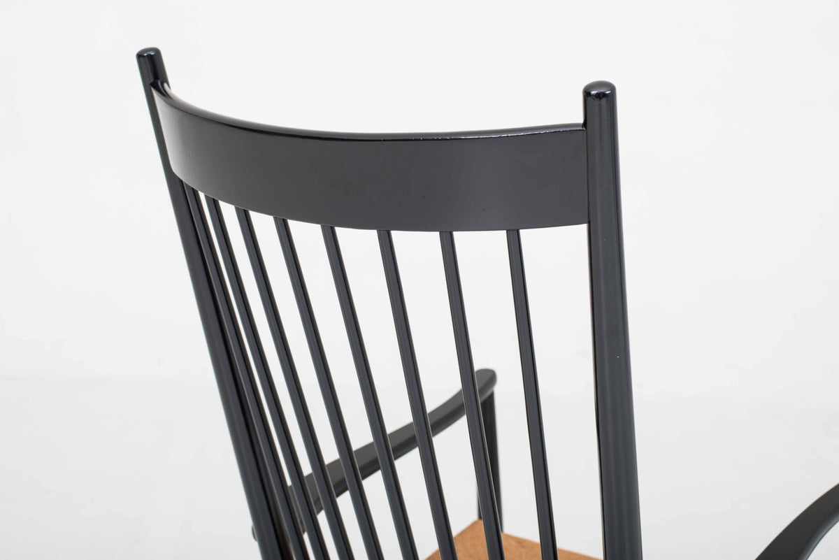 Vintage Schaukelstuhl J16 von Hans J. Wegner für FDB Møbler