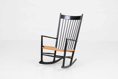 Vintage Schaukelstuhl J16 von Hans J. Wegner für FDB Møbler