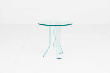 Vintage Beistelltisch C-ID von Fiam aus Glas, 45cm