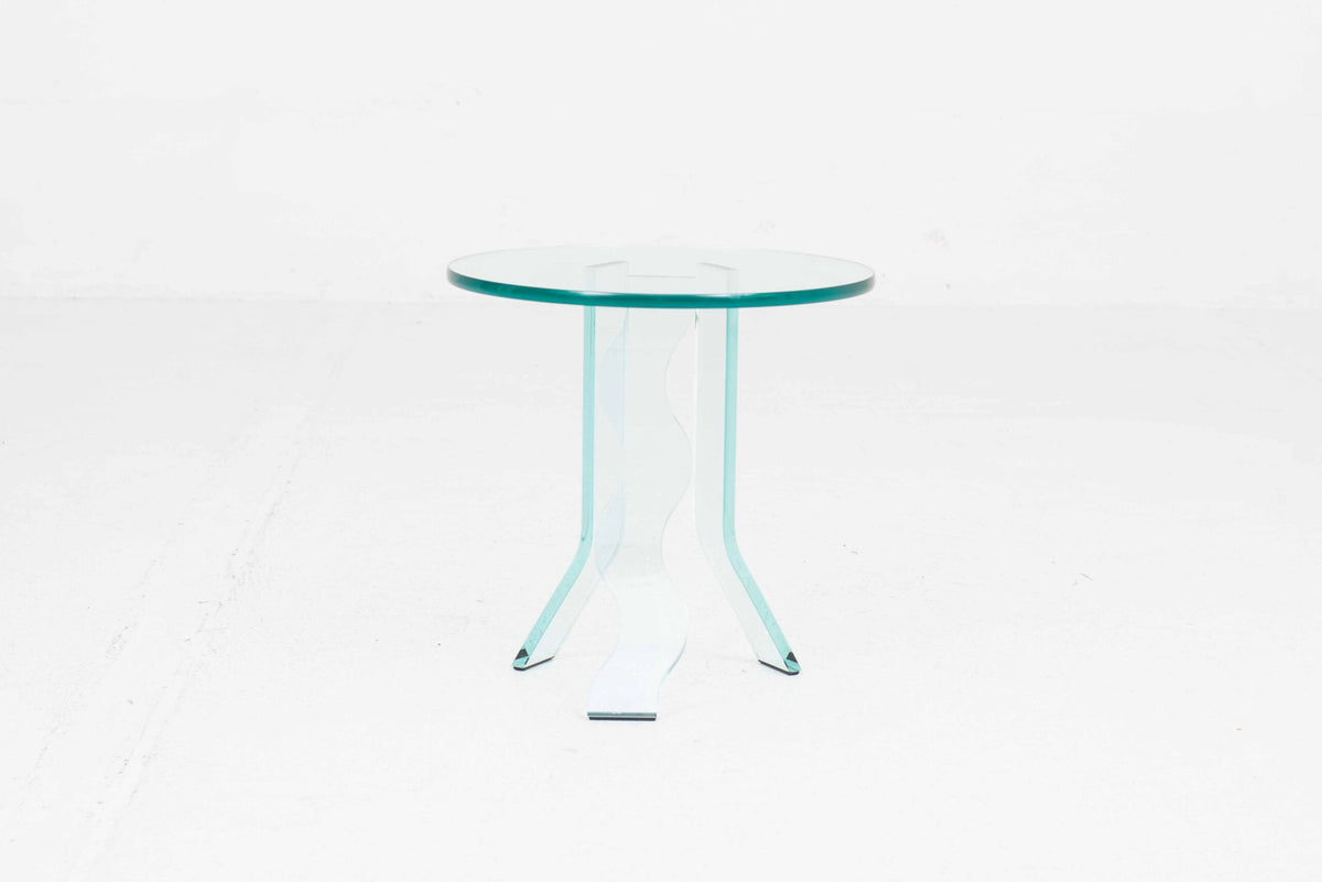 Vintage Beistelltisch C-ID von Fiam aus Glas, 45cm