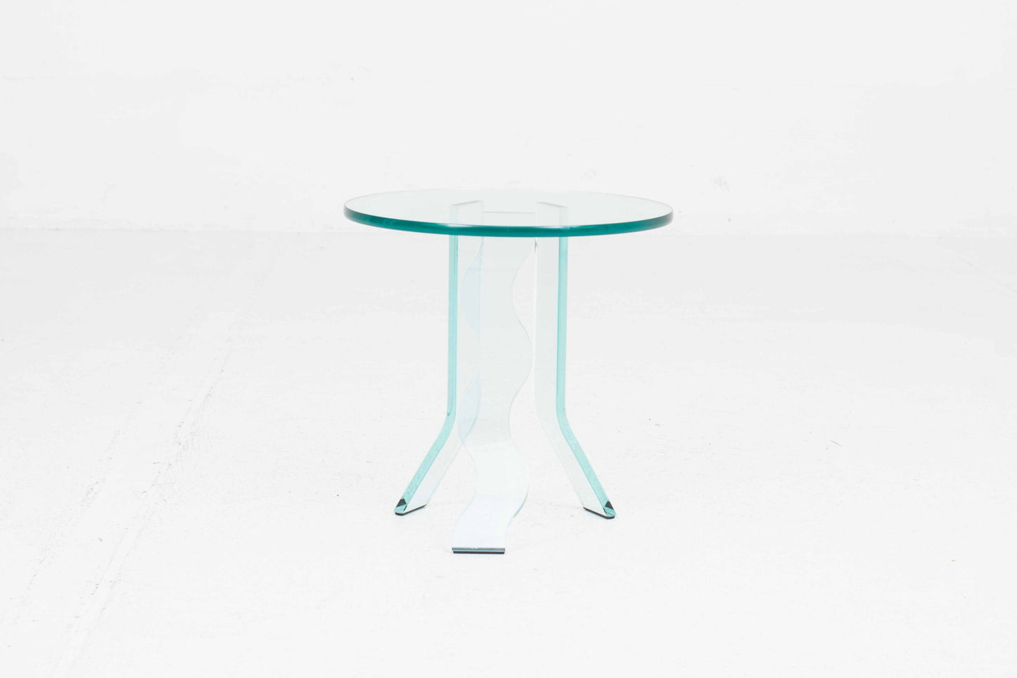Vintage Beistelltisch C-ID von Fiam aus Glas, 45cm