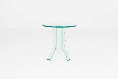 Vintage Beistelltisch C-ID von Fiam aus Glas, 45cm