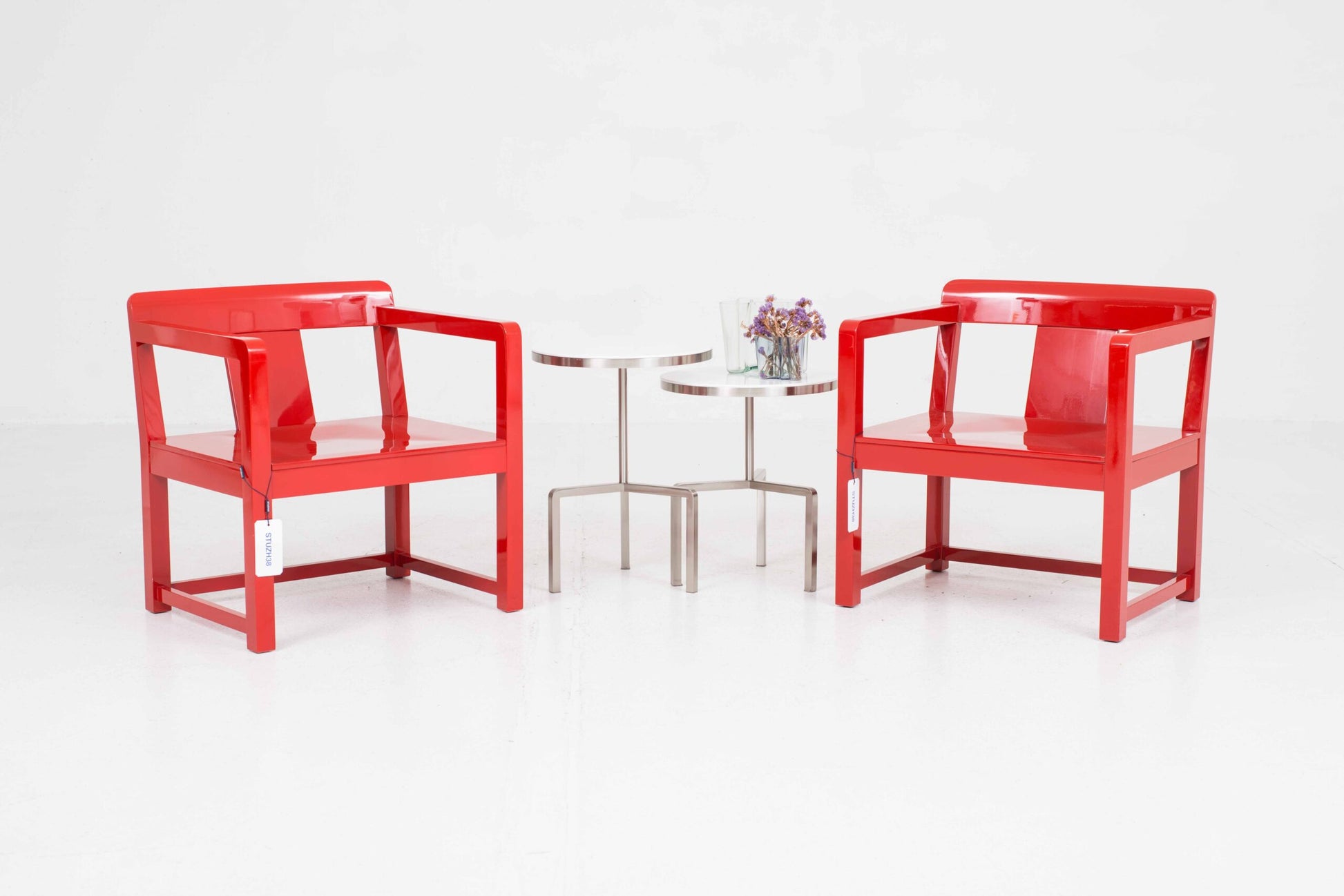 Set von 2 Vintage Beistelltisch "Kidd" von Antonio Citterio für Flexform
