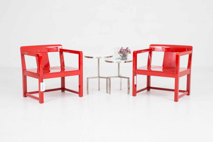 Set von 2 Vintage Beistelltisch "Kidd" von Antonio Citterio für Flexform