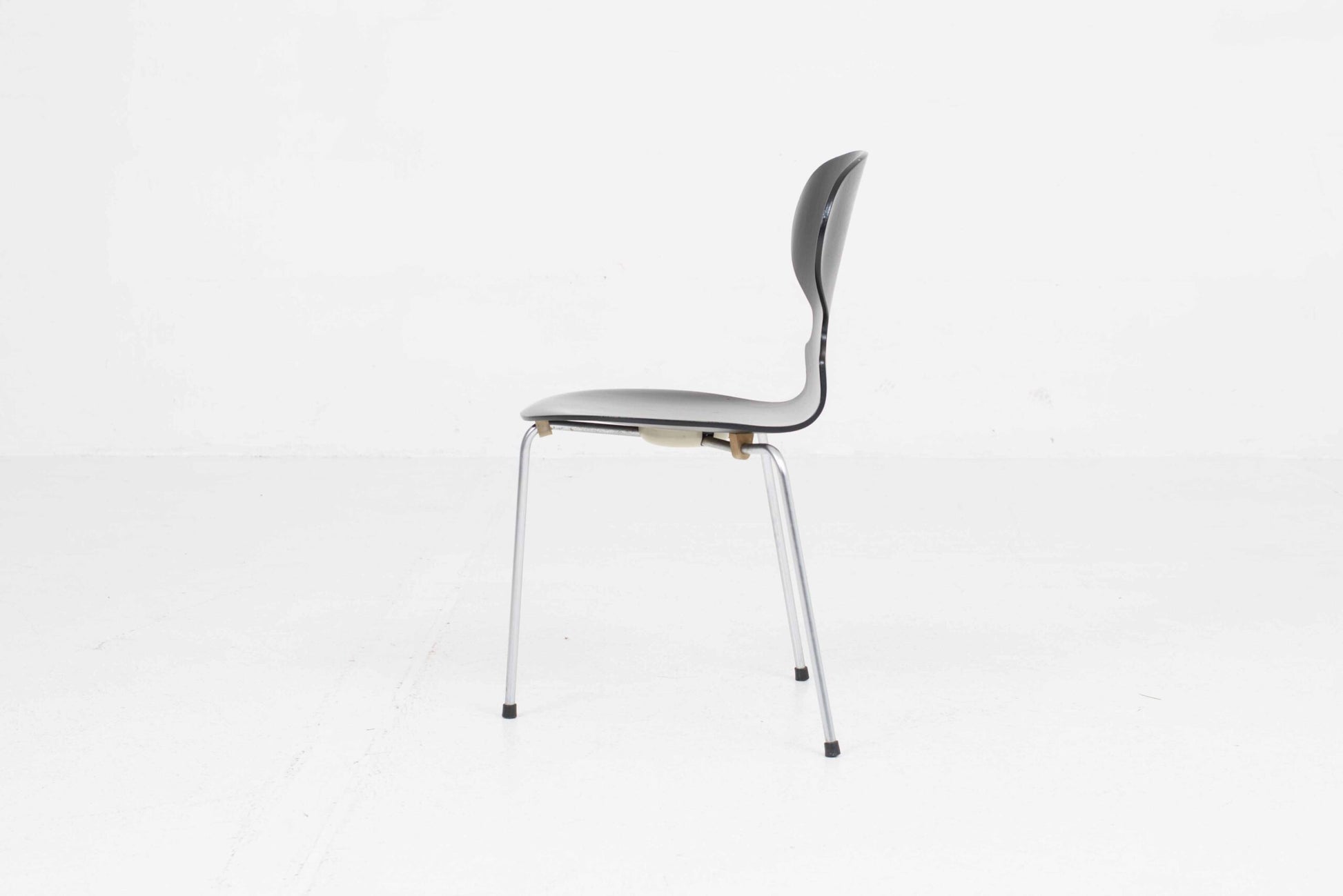 Vintage Stuhl Ameise 3101 von Arne Jacobsen für Fritz Hansen, Schwarz