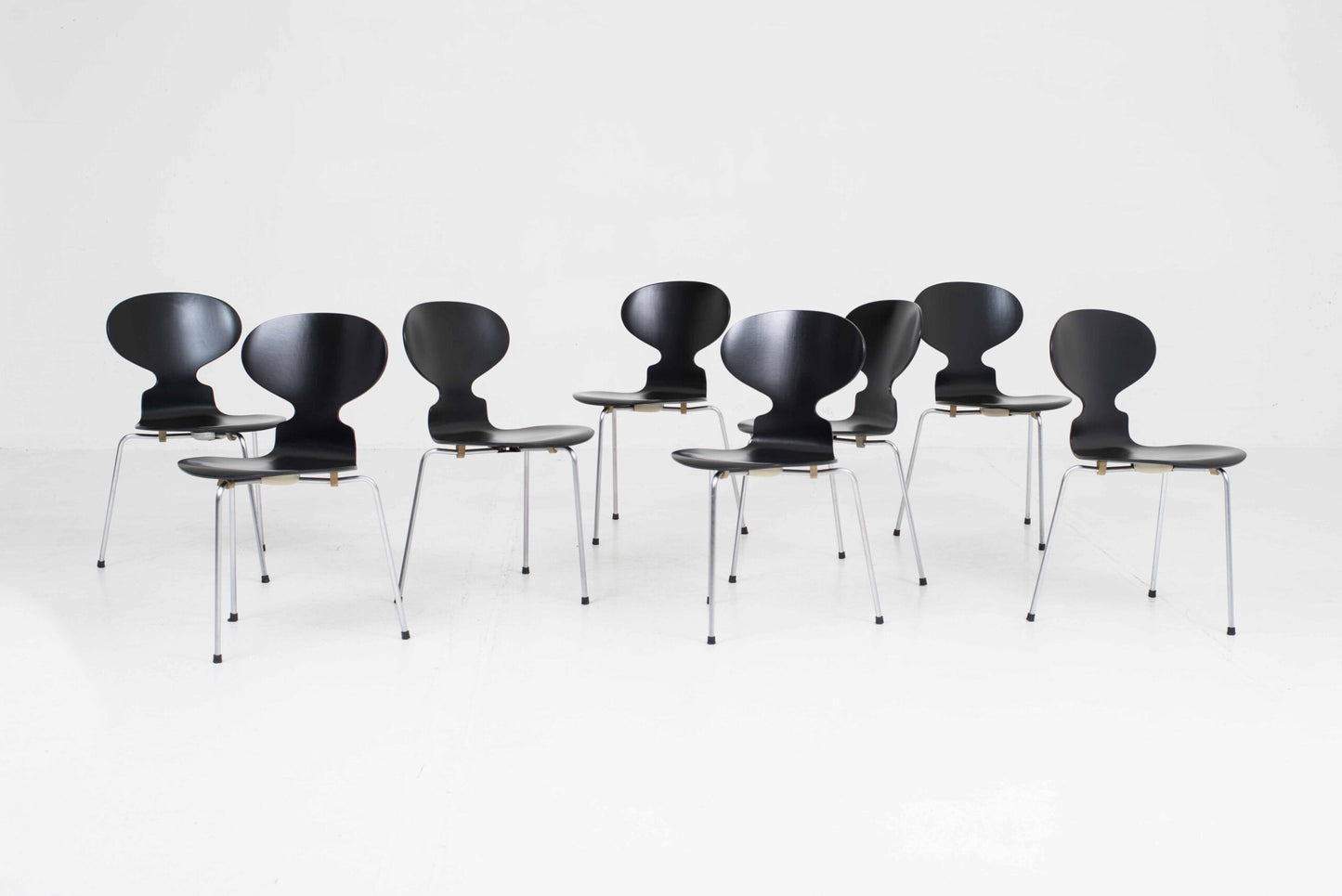 Vintage Stuhl Ameise 3101 von Arne Jacobsen für Fritz Hansen, Schwarz