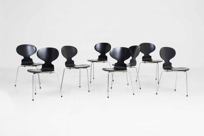 Vintage Stuhl Ameise 3101 von Arne Jacobsen für Fritz Hansen, Schwarz