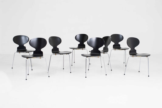 Vintage Stuhl Ameise 3101 von Arne Jacobsen für Fritz Hansen, Schwarz