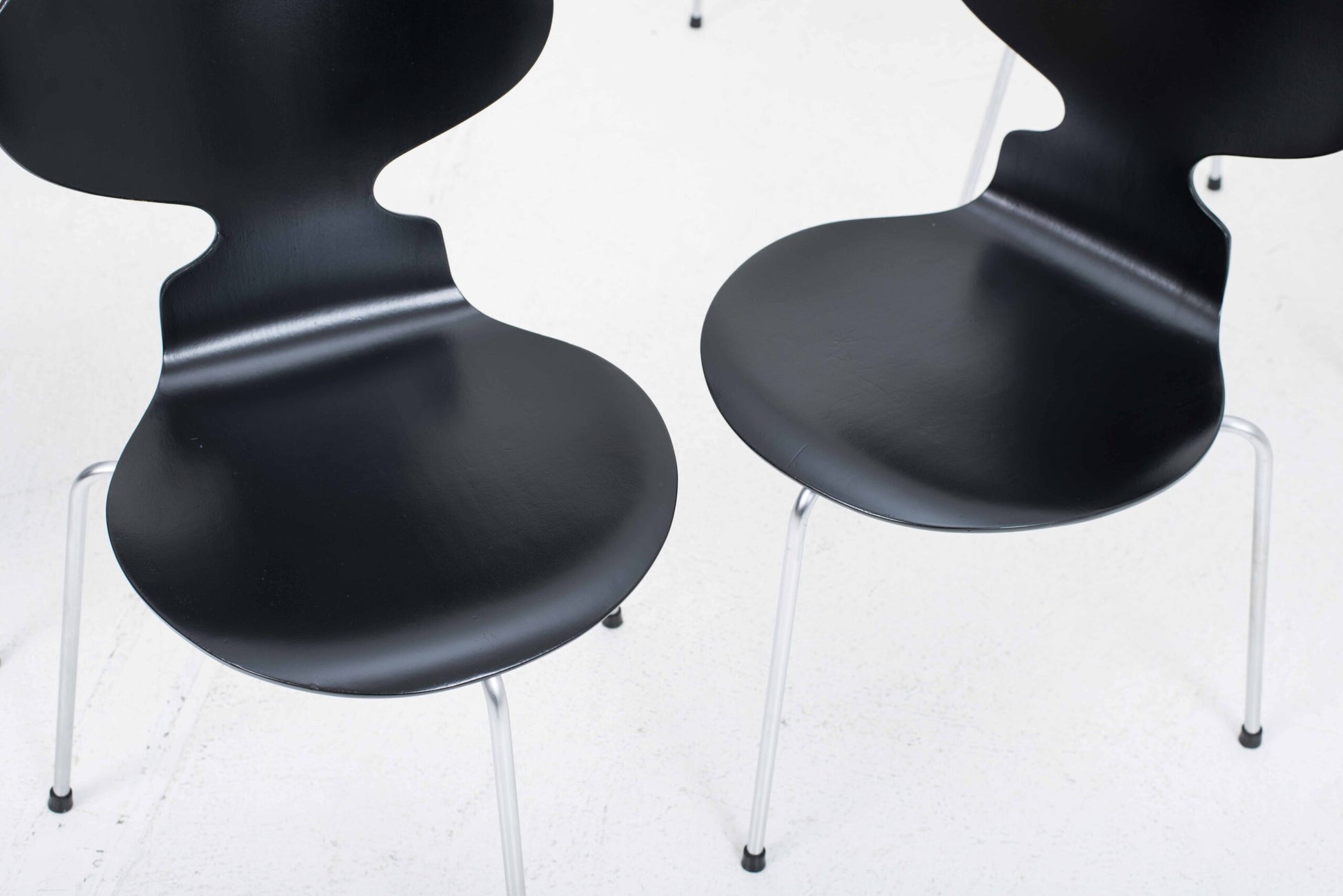 Vintage Stuhl Ameise 3101 von Arne Jacobsen für Fritz Hansen, Schwarz
