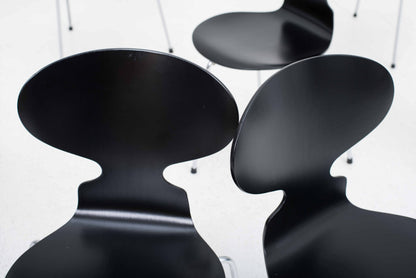 Vintage Stuhl Ameise 3101 von Arne Jacobsen für Fritz Hansen, Schwarz