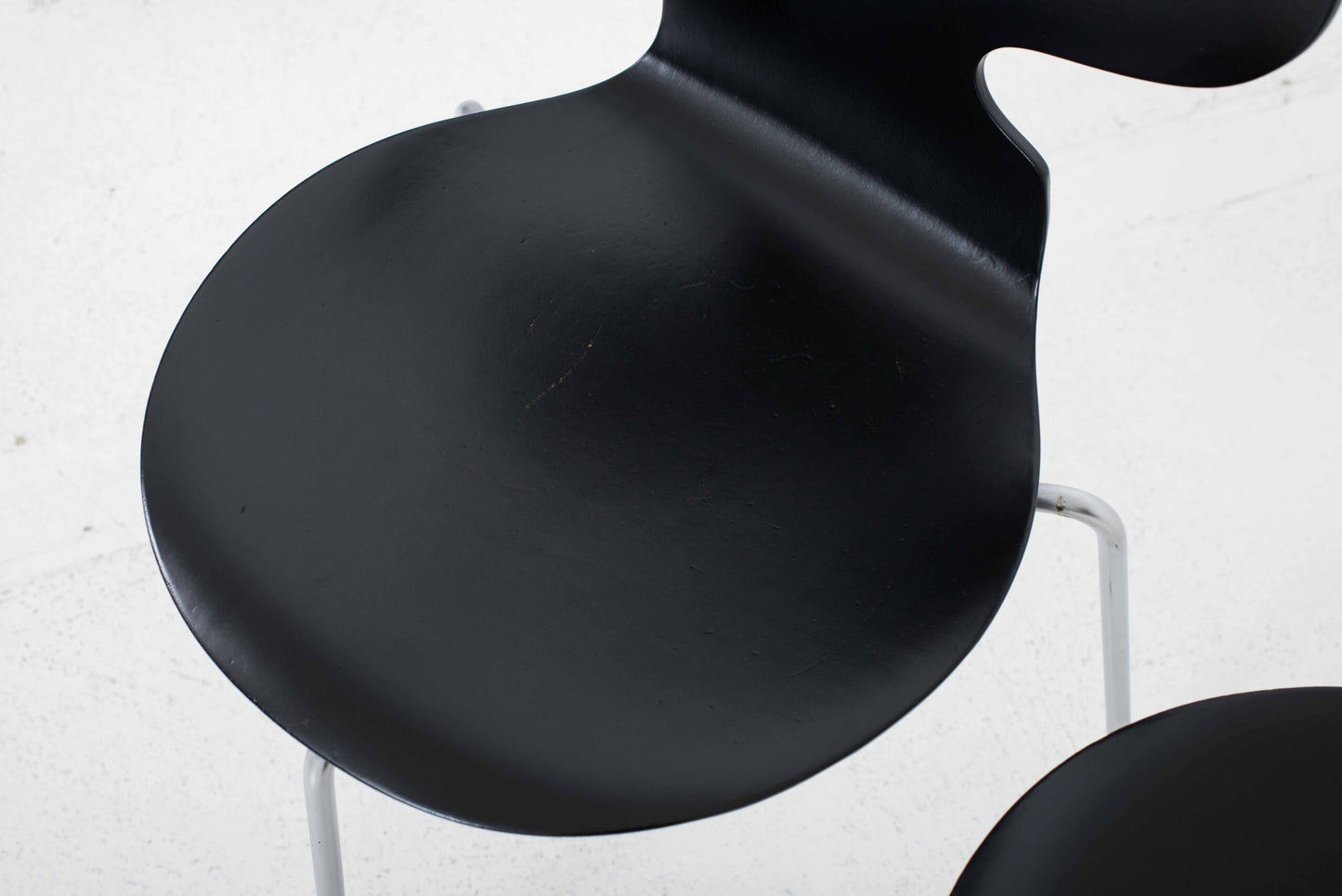 Vintage Stuhl Ameise 3101 von Arne Jacobsen für Fritz Hansen, Schwarz