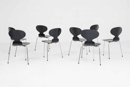 Vintage Stuhl Ameise 3101 von Arne Jacobsen für Fritz Hansen, Schwarz