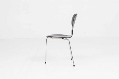 Vintage Stuhl "Ameise 3101" von Arne Jacobsen für Fritz Hansen, schwarz lasiert