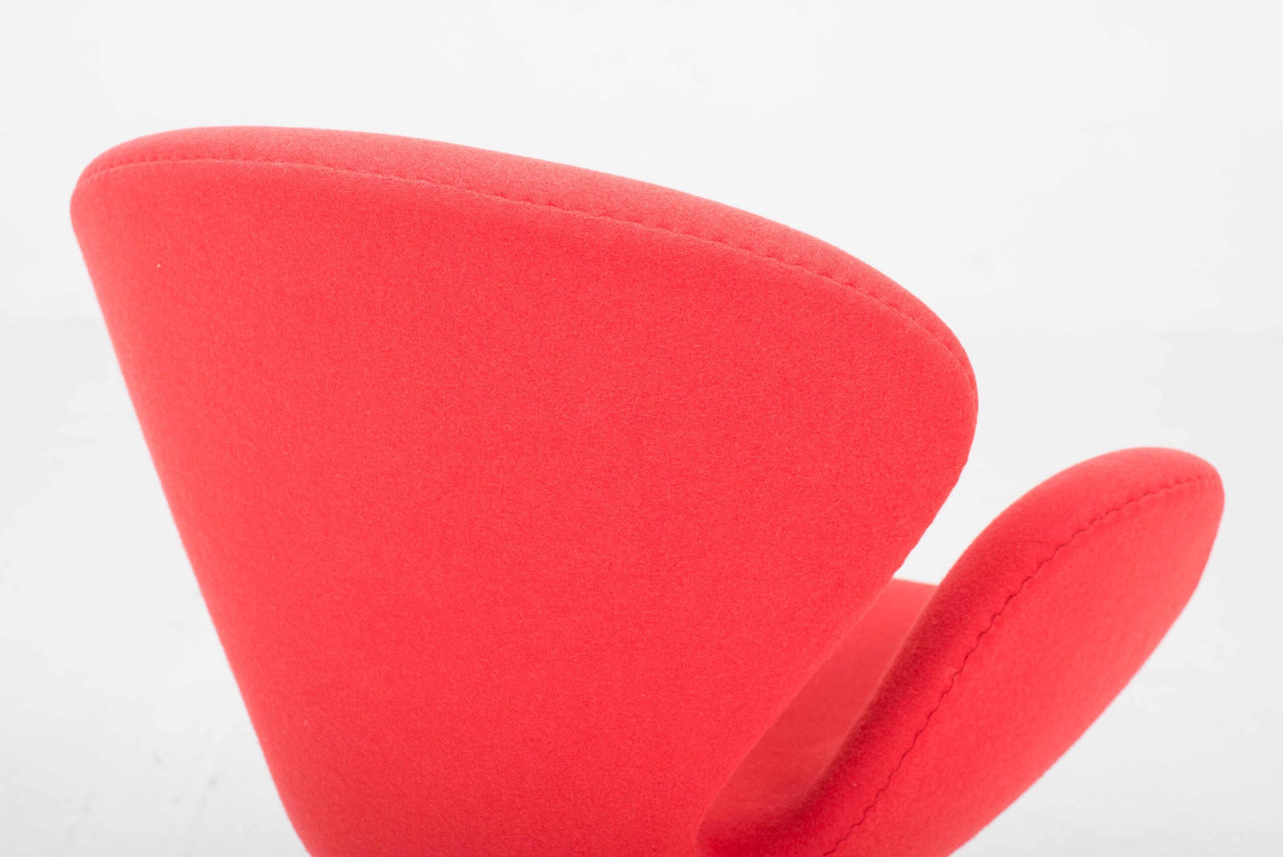Vintage Sessel Swan von Arne Jacobsen für Fritz Hansen, Rot