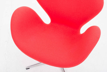 Vintage Sessel Swan von Arne Jacobsen für Fritz Hansen, Rot
