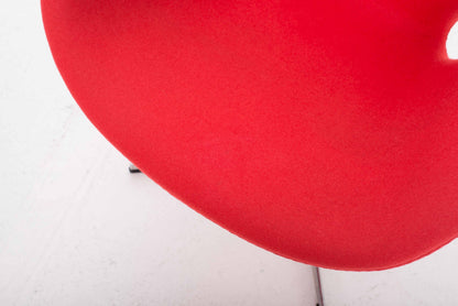 Vintage Sessel Swan von Arne Jacobsen für Fritz Hansen, Rot