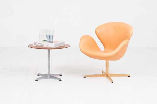 Vintage Couchtisch "Circular" von Arne Jacobsen für Fritz Hansen aus Teak