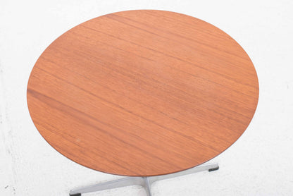 Vintage Couchtisch "Circular" von Arne Jacobsen für Fritz Hansen aus Teak