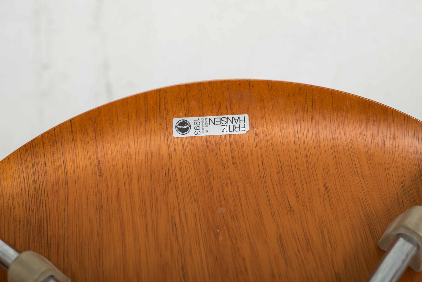 Fritz Hansen 3107 chairs by Arne Jacobsen in teak, set of four