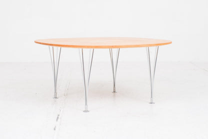 Supercircular coffee table by Piet Hein and Bruno Mathsson for Fritz Hansen