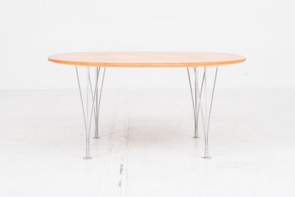Supercircular coffee table by Piet Hein and Bruno Mathsson for Fritz Hansen