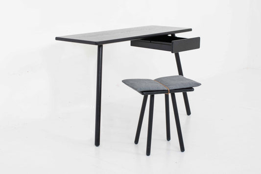 Vintage Schreibtisch Georg mit Hocker von Chris Liljenberg Halstrøm für Skagerak