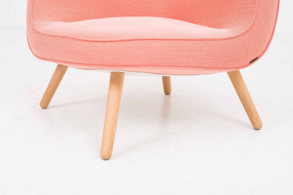Vintage Sessel VIA57 von KiBiSi für Fritz Hansen in Altrosa