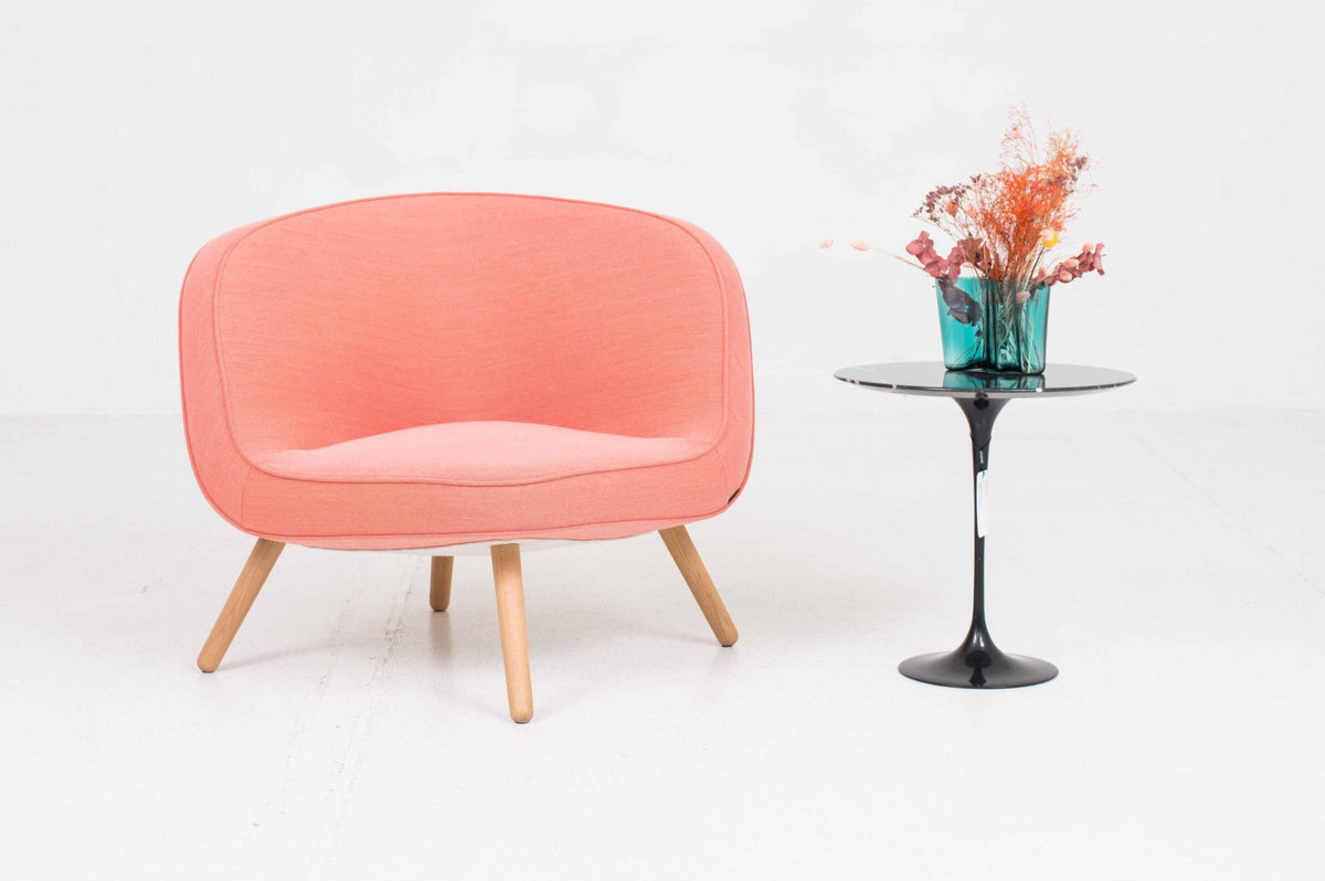 Vintage Sessel VIA57 von KiBiSi für Fritz Hansen in Altrosa