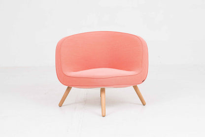 Vintage Sessel VIA57 von KiBiSi für Fritz Hansen in Altrosa