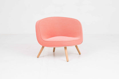 Vintage Sessel VIA57 von KiBiSi für Fritz Hansen in Altrosa