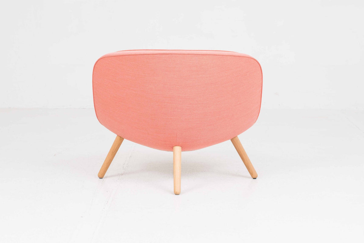Vintage Sessel VIA57 von KiBiSi für Fritz Hansen in Altrosa