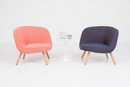 Vintage Sessel VIA57 von KiBiSi für Fritz Hansen in Altrosa