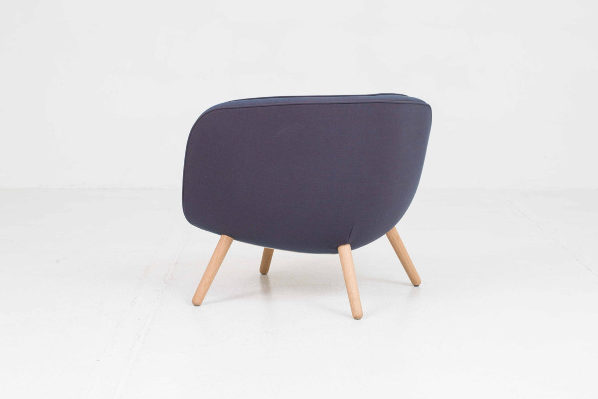 Vintage Sessel VIA57 von KiBiSi für Fritz Hansen in Blau