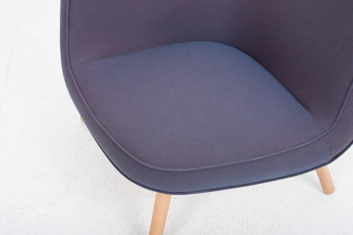 Vintage Sessel VIA57 von KiBiSi für Fritz Hansen in Blau
