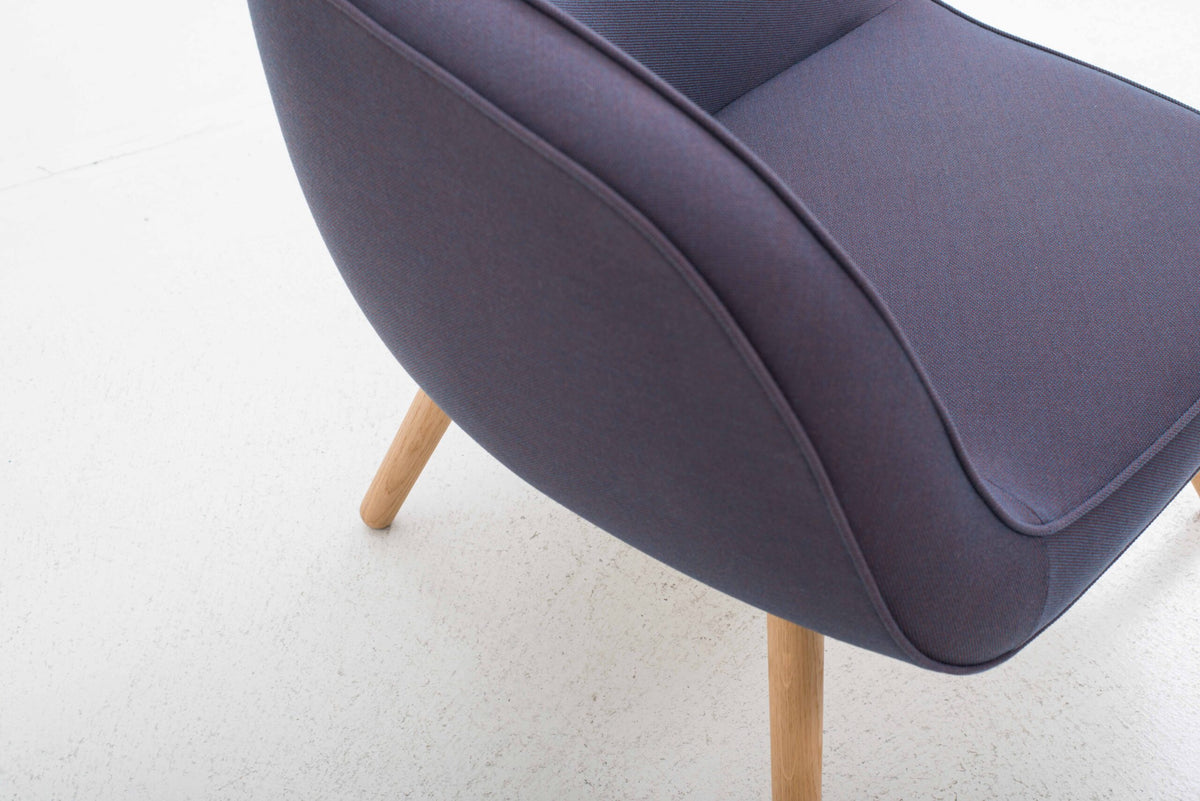Vintage Sessel VIA57 von KiBiSi für Fritz Hansen in Blau