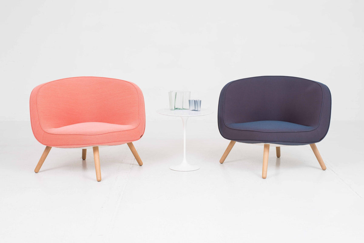 Vintage Sessel VIA57 von KiBiSi für Fritz Hansen in Blau