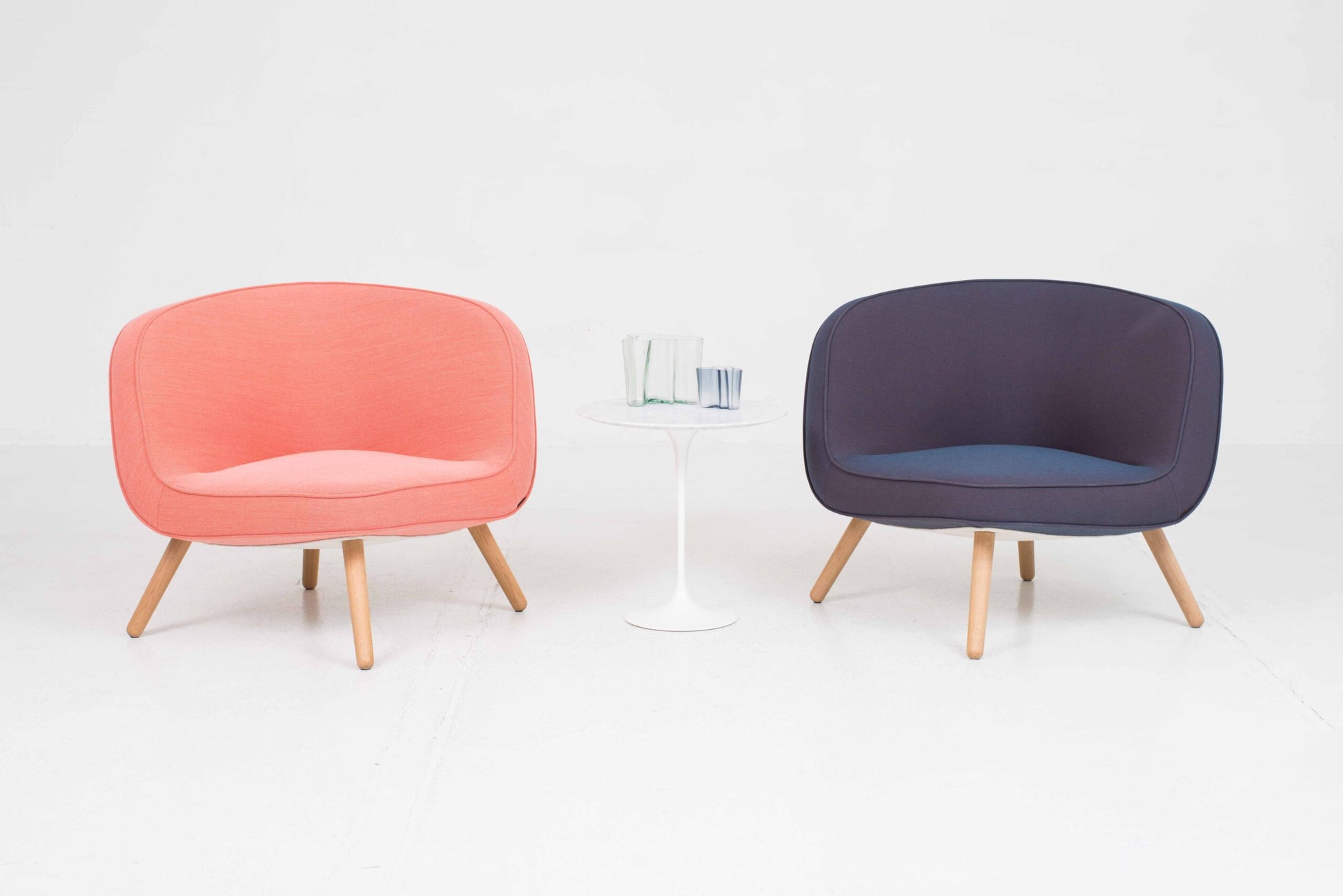 Vintage Sessel VIA57 von KiBiSi für Fritz Hansen in Blau