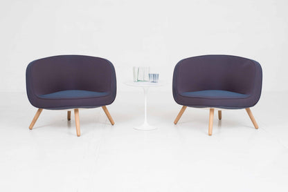 Vintage Sessel VIA57 von KiBiSi für Fritz Hansen in Blau