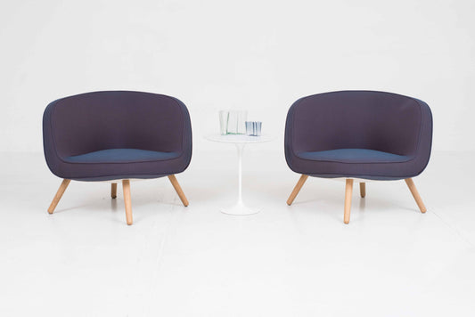 Vintage Sessel VIA57 von KiBiSi für Fritz Hansen in Blau