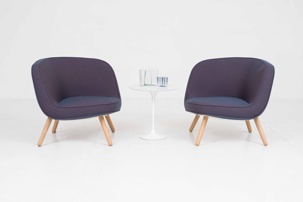 Vintage Sessel VIA57 von KiBiSi für Fritz Hansen in Blau