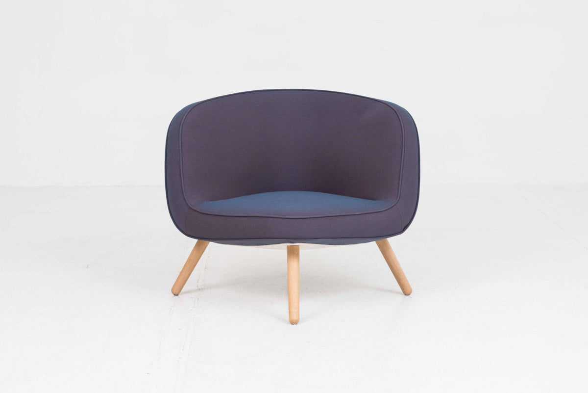 Vintage Sessel VIA57 von KiBiSi für Fritz Hansen in Blau